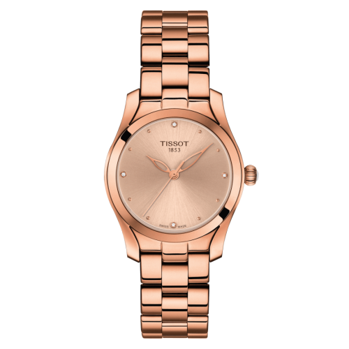 Tissot T-Wave Rose Gold / Beige / Bracelet